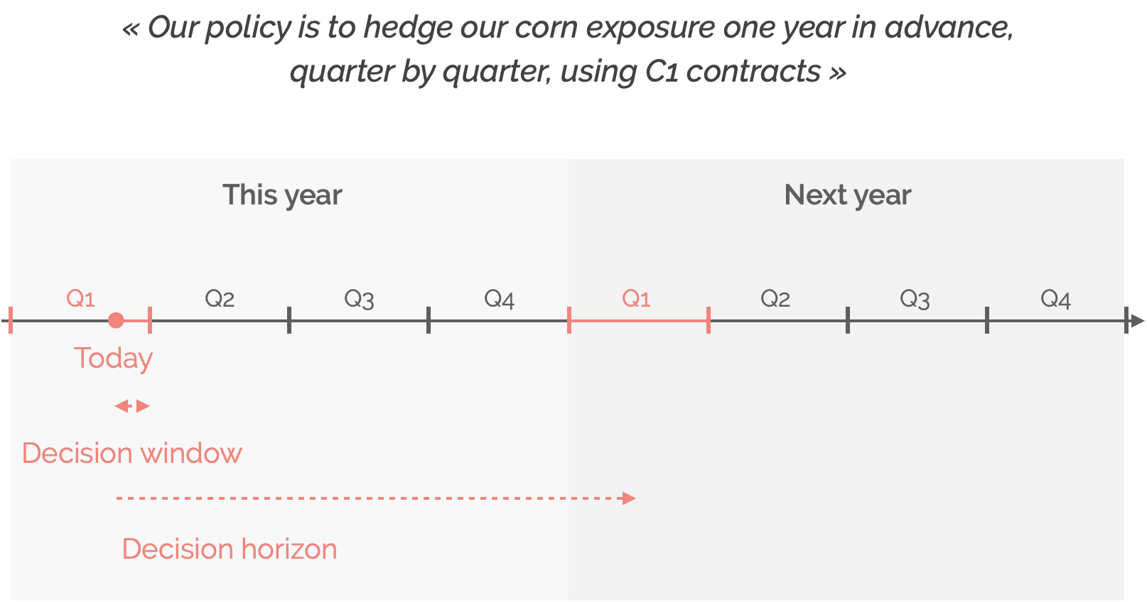 Decision horizon