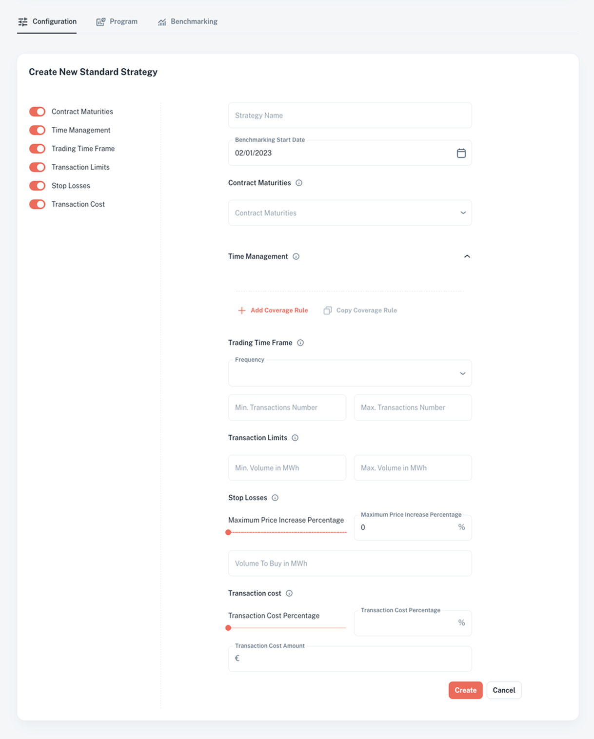Configuration : Design & Test Multiple Strategies